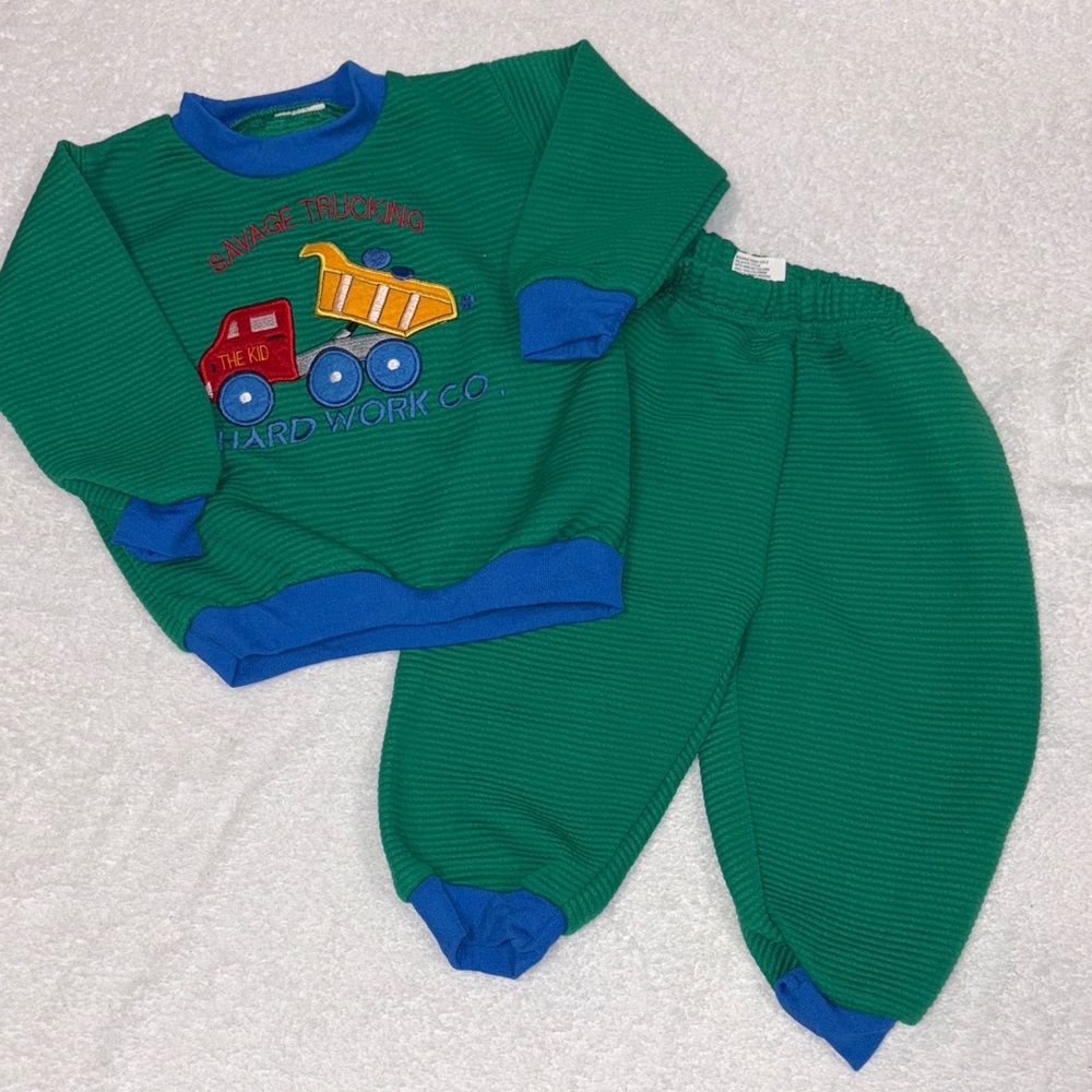 5/$20 Gerber construction dump truck jogger set 12m